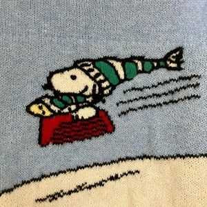 American Eagle Snoopy Holiday Sweater